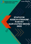 Statistik Kesejahteraan Rakyat Kabupaten deiyai 2022